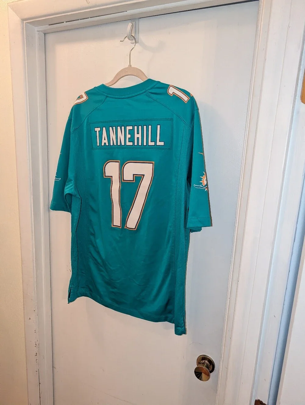 Nike Ryan Tannehill Miami Dolphins #17 Jersey Men’s L Teal